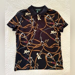 Vintage Deadstock Ralph Lauren Middleburg Black Polo